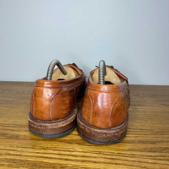 Allen Edmonds Cody Brown Leather Tassel Kiltie Loafers Shoes Men’s Size 7.5 - Picture 4 of 8